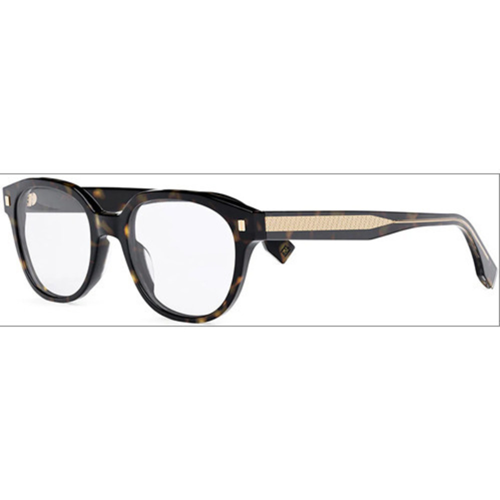 NWT Fendi FE50029I-052-51 Havana 51mm Eyeglasses
